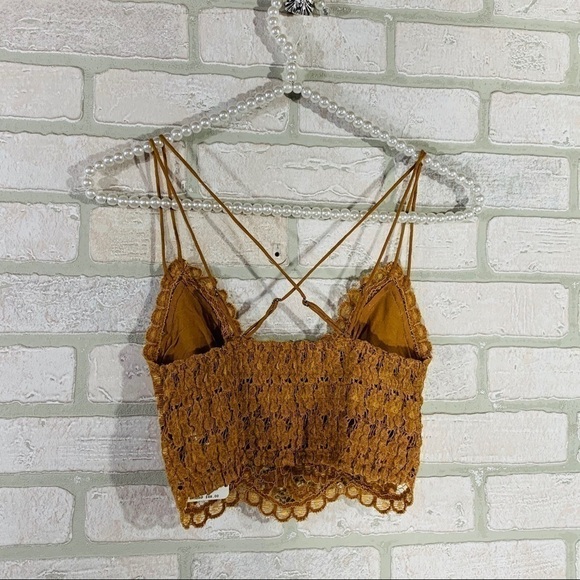 Free People NWT Celine Bralette in Carmel - Picture 7 of 10
